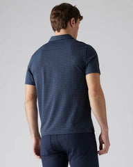 Commuter® Polo -- Navy Foulard Print