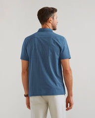 Commuter® Polo -- Navy Geo Diamond