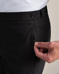 Commuter® Pro Trouser -- Black Glen Plaid