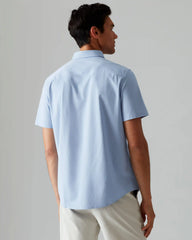 Commuter® Short Sleeve Button Down -- Blue