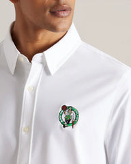 NBA Commuter® Shirt - Slim Fit -- White -- Boston Celtics