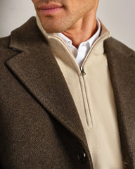 Commuter® Topcoat -- Dark Espresso Heather