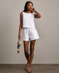Cotton+ Tank -- White