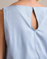Cotton+ Tank -- Frost Blue