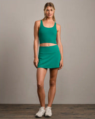 Course to Court Skort - 14" -- Emerald Green