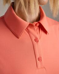 Course to Court Sleeveless Polo -- Coral