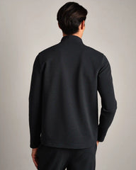 Covert Rib 1/4 Zip -- Black