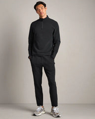 Covert Rib 1/4 Zip -- Black