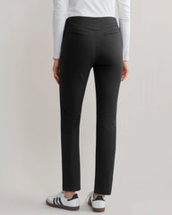Double Bonded Slim Trouser -- Black