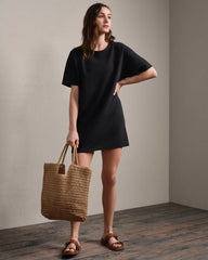 DreamGlow® Day Dress -- Pure Black Heather