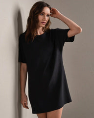 DreamGlow® Day Dress -- Pure Black Heather