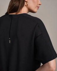 DreamGlow® Day Dress -- Pure Black Heather