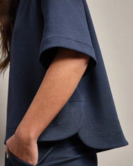 DreamGlow® Relaxed Tee -- Navy Blue