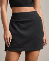 DreamGlow® Skort -- Pure Black Heather