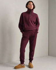 DreamGlow® Zip Jogger -- Bordeaux Red