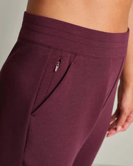 DreamGlow® Zip Jogger -- Bordeaux Red