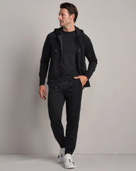DreamState Full Zip Hoodie -- Pure Black NEW