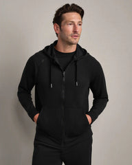 DreamState Full Zip Hoodie -- Pure Black NEW