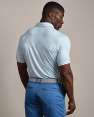 Drive Time Polo -- Cool Mint Diamond Geo