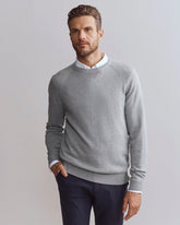 Commuter® Crew Neck Sweater -- Gray Heather