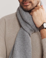 Emerson Scarf -- Light Gray Heather