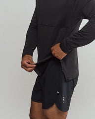 Extra Mile Fleece Pullover -- Black