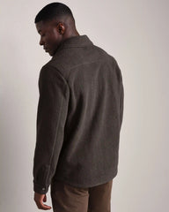 Fairbanks Fleece Shacket -- Cafe Noir