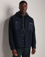 Fairbanks Fleece Shacket -- True Navy