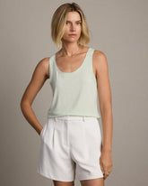 Featherweight Rib Tank -- Cool Mint