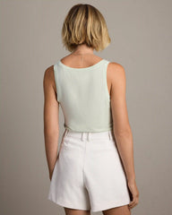 Featherweight Rib Tank -- Cool Mint