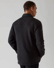 Fleece Shacket -- Black
