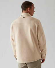 Fleece Shacket -- Oatmeal Heather