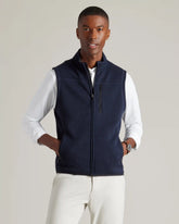 Fleece Vest -- True Navy Heather
