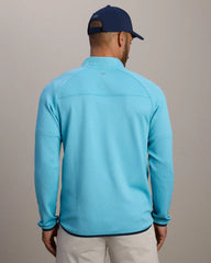Founder's Golf 1/4 Zip -- Azure Blue
