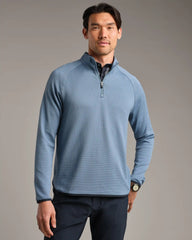 Founder's Golf 1/4 Zip -- Blue Stone