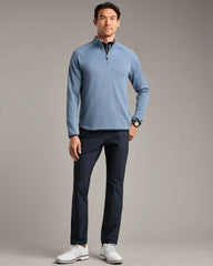 Founder's Golf 1/4 Zip -- Blue Stone