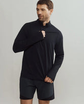 Glacier 1/4 Zip -- Black