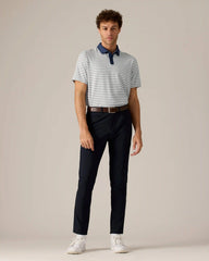 Golf Sport Polo -- Frosted Mint Micro Stripe
