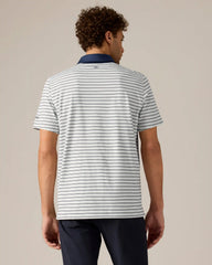 Golf Sport Polo -- Frosted Mint Micro Stripe
