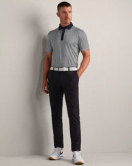Golf Sport Polo -- Moss Green Wavy Geo