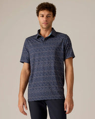 Golf Sport Polo -- Navy Micro Camo