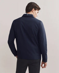 Gotham Shacket -- True Navy