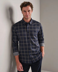 Hardy Flannel -- Fatigue Green/True Navy Plaid
