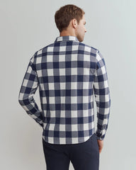 Hardy Flannel Shirt -- Sleet Gray Buffalo Check