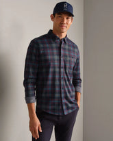 Hardy Flannel -- True Navy Plaid