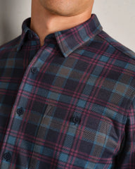 Hardy Flannel -- True Navy Plaid