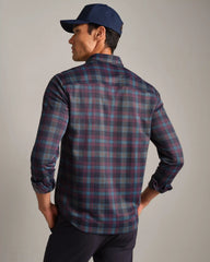 Hardy Flannel -- True Navy Plaid