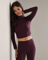 Heather Revive™ 1/4 Zip -- Bordeaux Red Heather