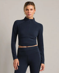 Heather Revive™ 1/4 Zip -- Navy Heather
