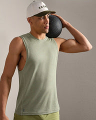 Invictus Training Sleeveless -- Dusty Sage Heather